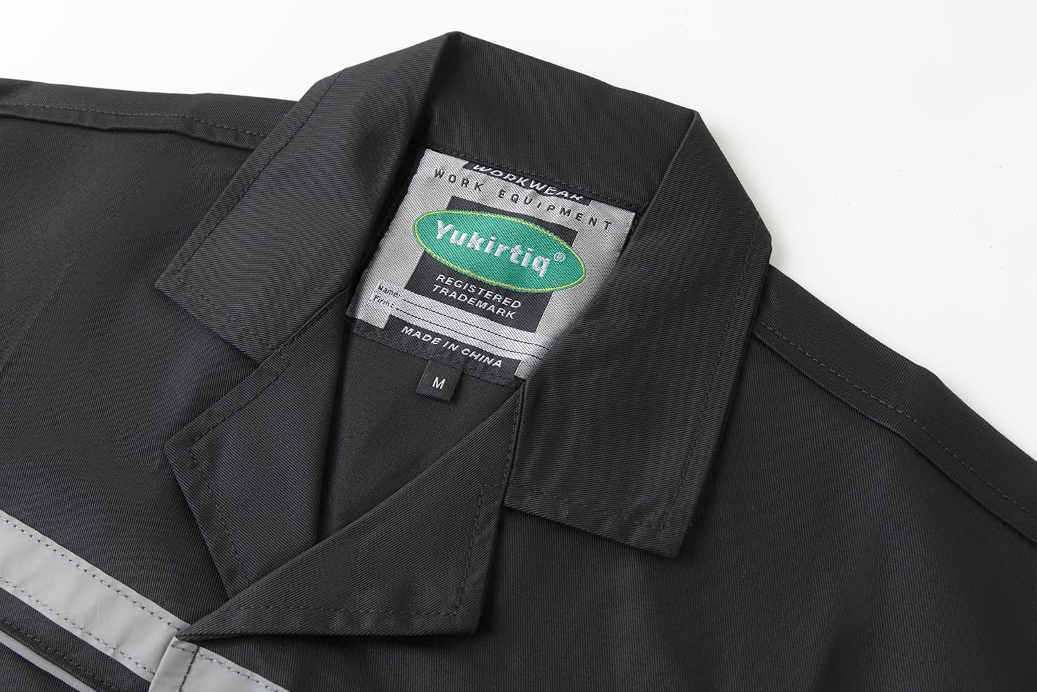 Detalle de Yukirtiq Mens Hi‑Viz Long Lab Coat 🧪