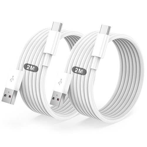 Detalle de BSTOEM Cavo USB A a USB C 2 pezzi da 2 m: ricarica rapida e lunga durata per iPhone, Galaxy e iPad