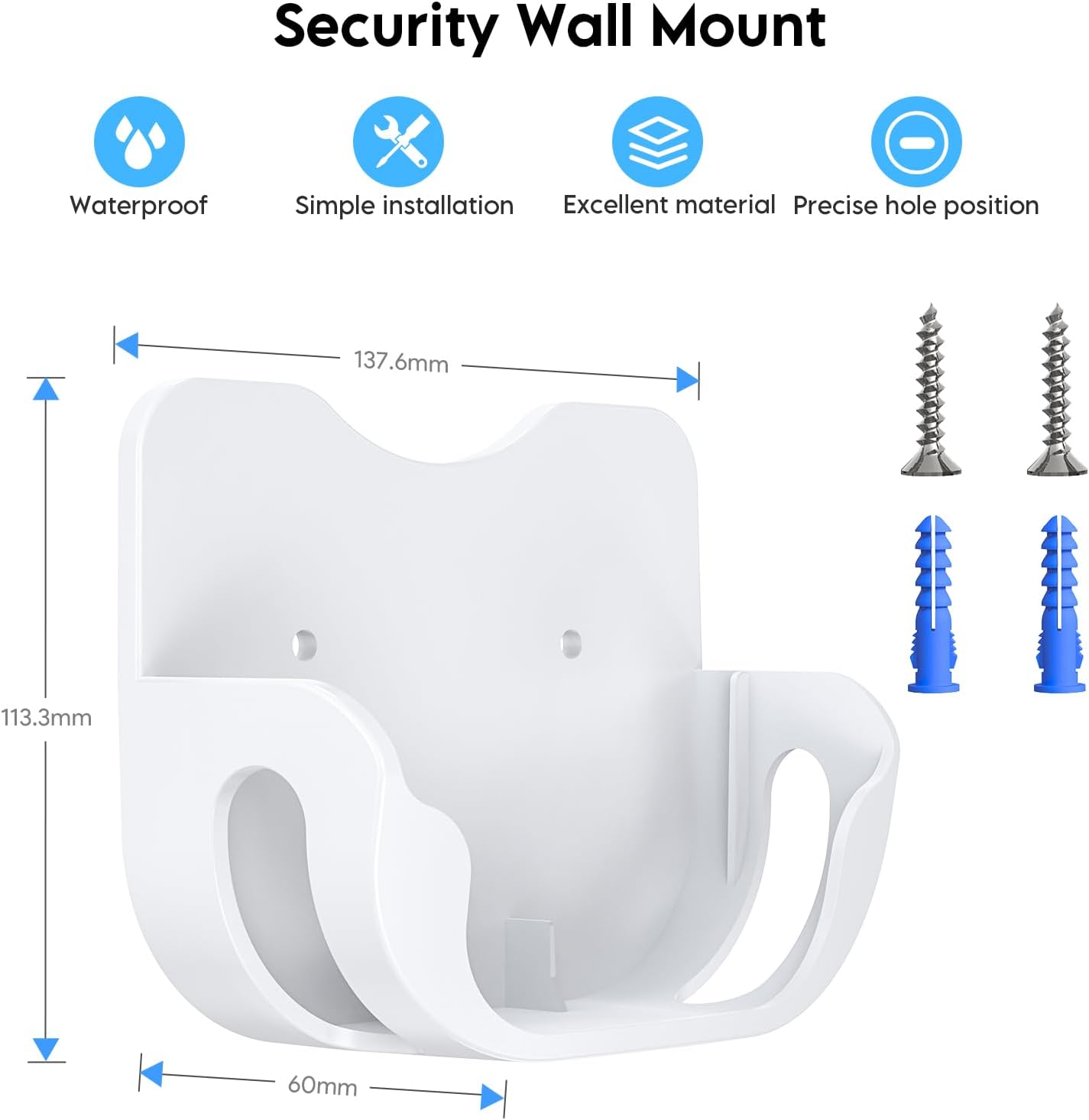 Detalle 2 de XLTTYWL kit montage mural eero 7 Wi-Fi 7