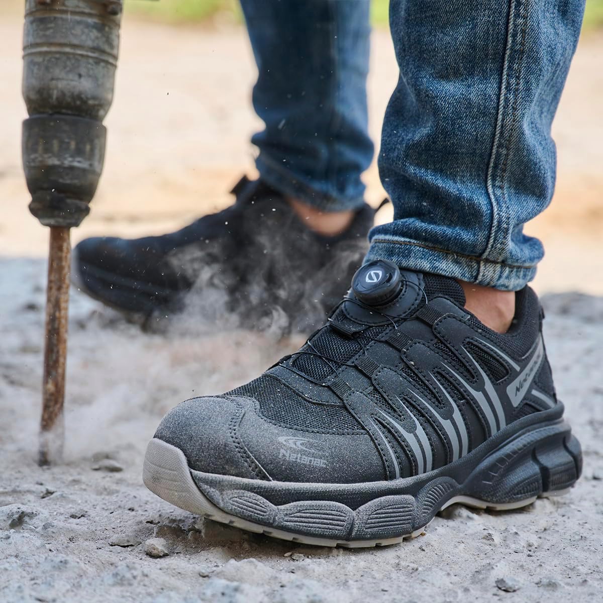 Thumbnail 1 de Netanac Safety Trainers for Men and Women with Steel Toe Cap and Puncture-Resistant Midsole