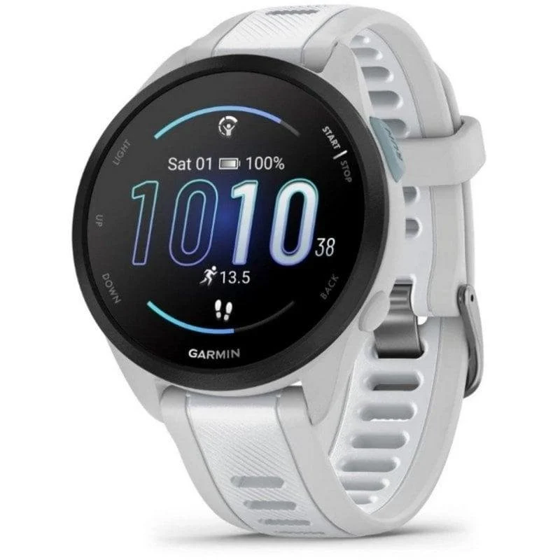Detalle de Garmin Forerunner 165 Reloj GPS 43 mm blanco