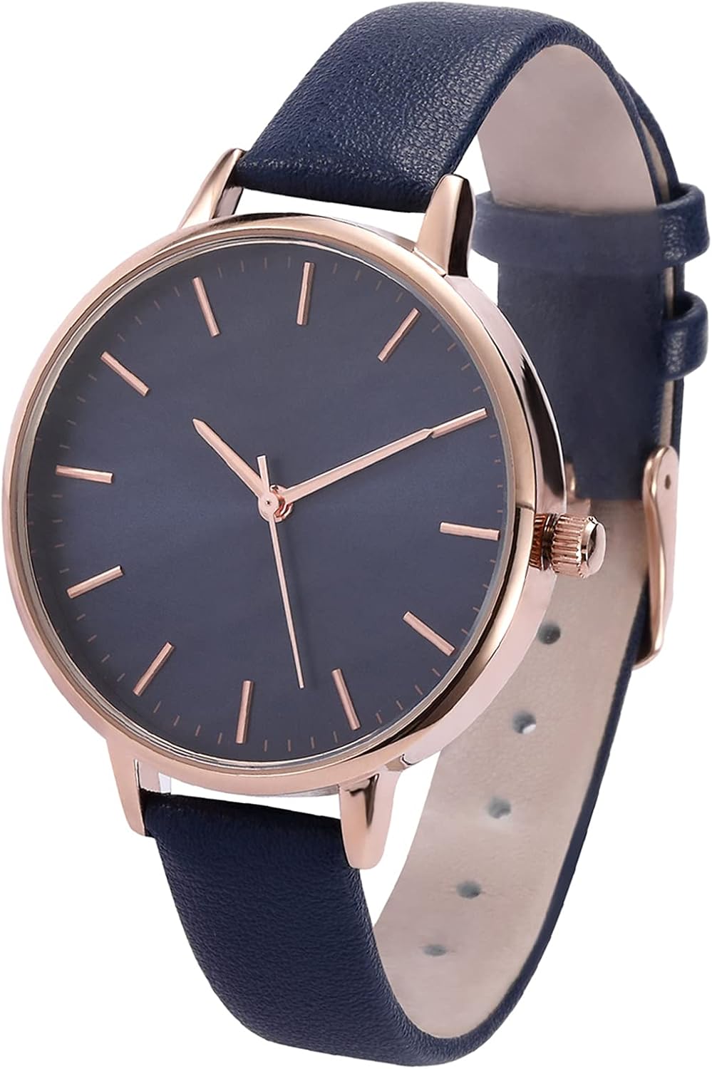 Thumbnail 2 de KIMOMT Damenuhr mit Lederarmband – Quarz Uhr für Damen mit wassergeschütztem Edelstahlgehäuse