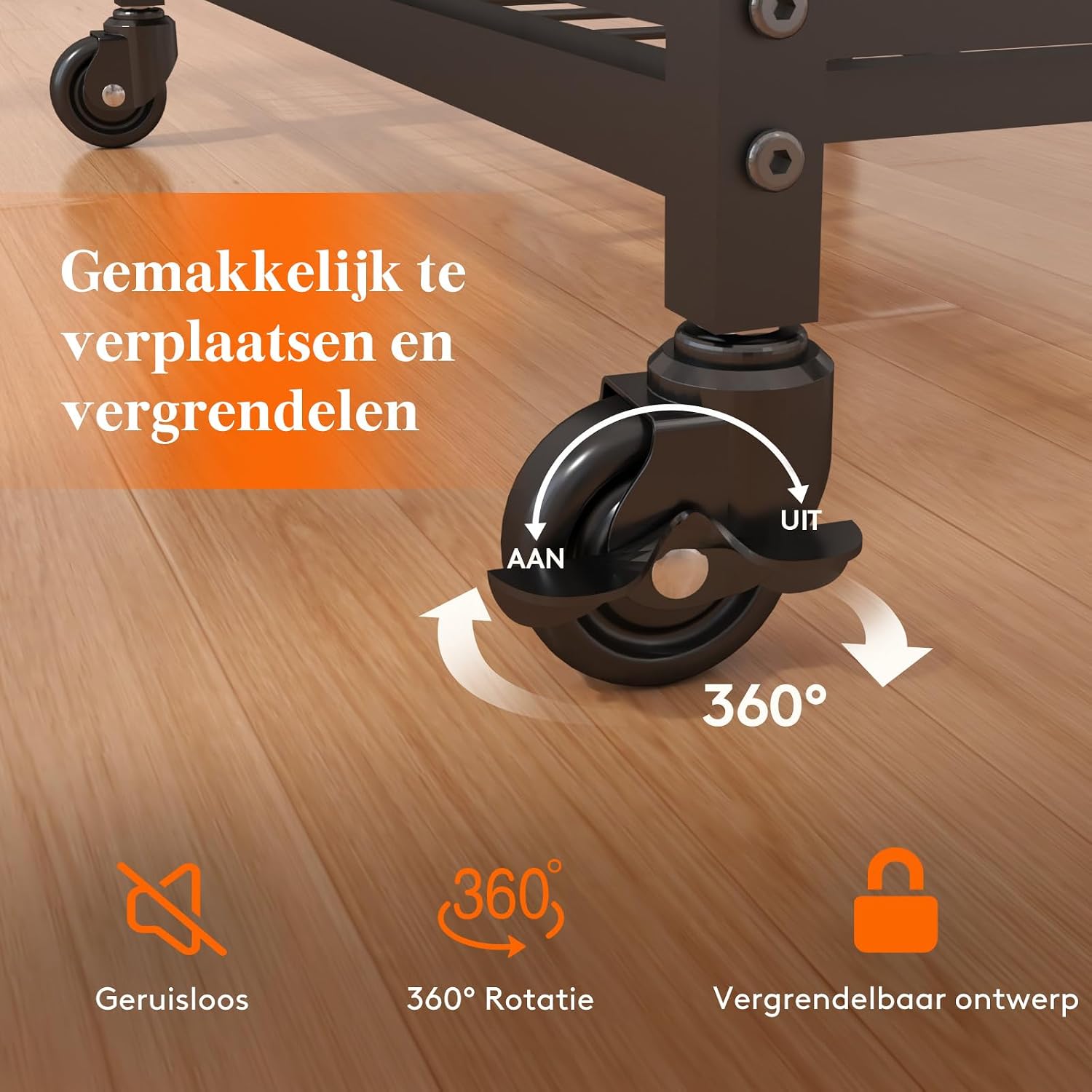 Detalle 2 de Lifewit gewichtenrek voor thuisgym met 2 halterniveaus en wielen