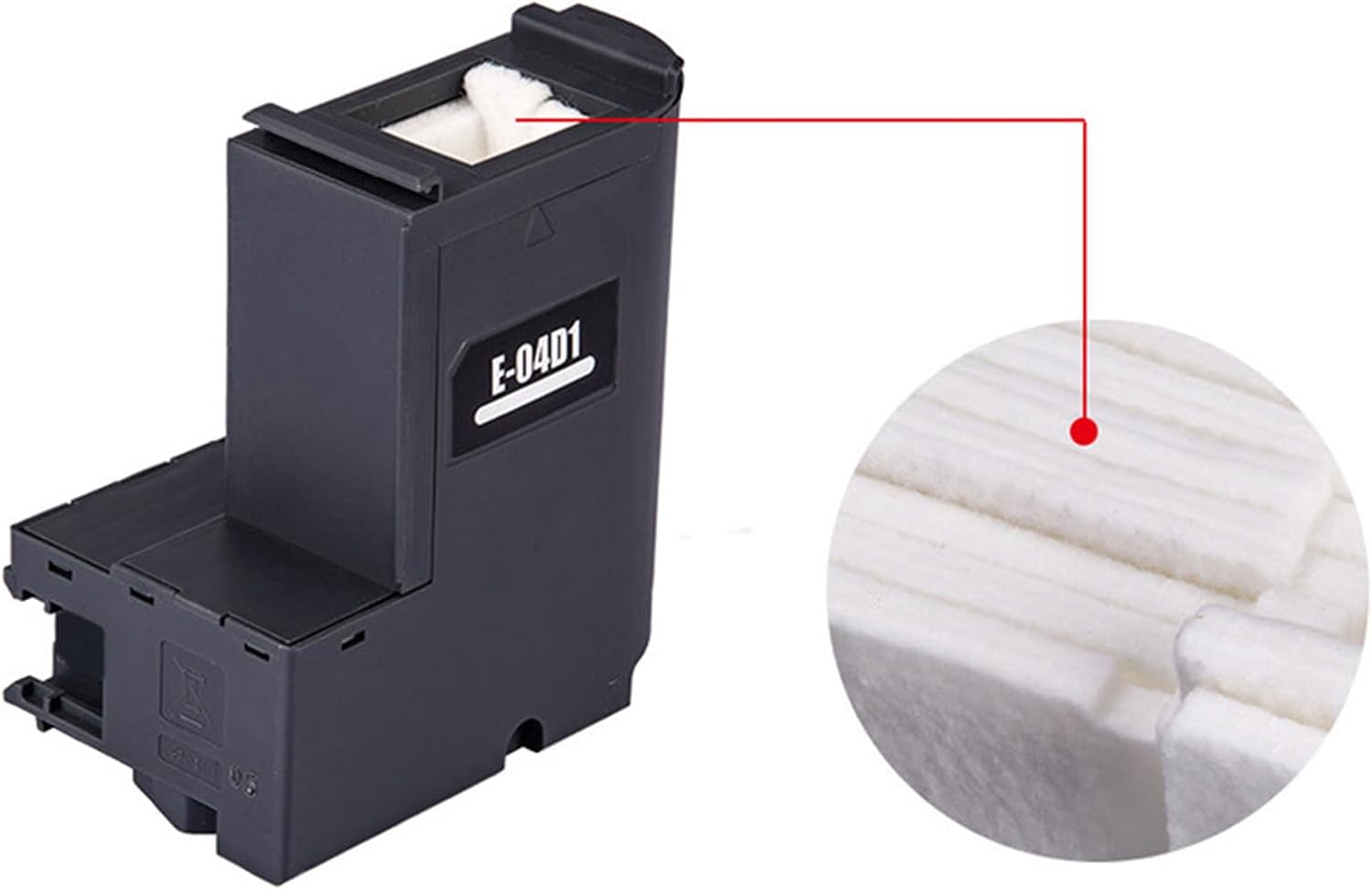 Detalle de LAIPENG T04D1 Scatola di Manutenzione compatibile per ET-M2750 ET-4750 e altre stampanti