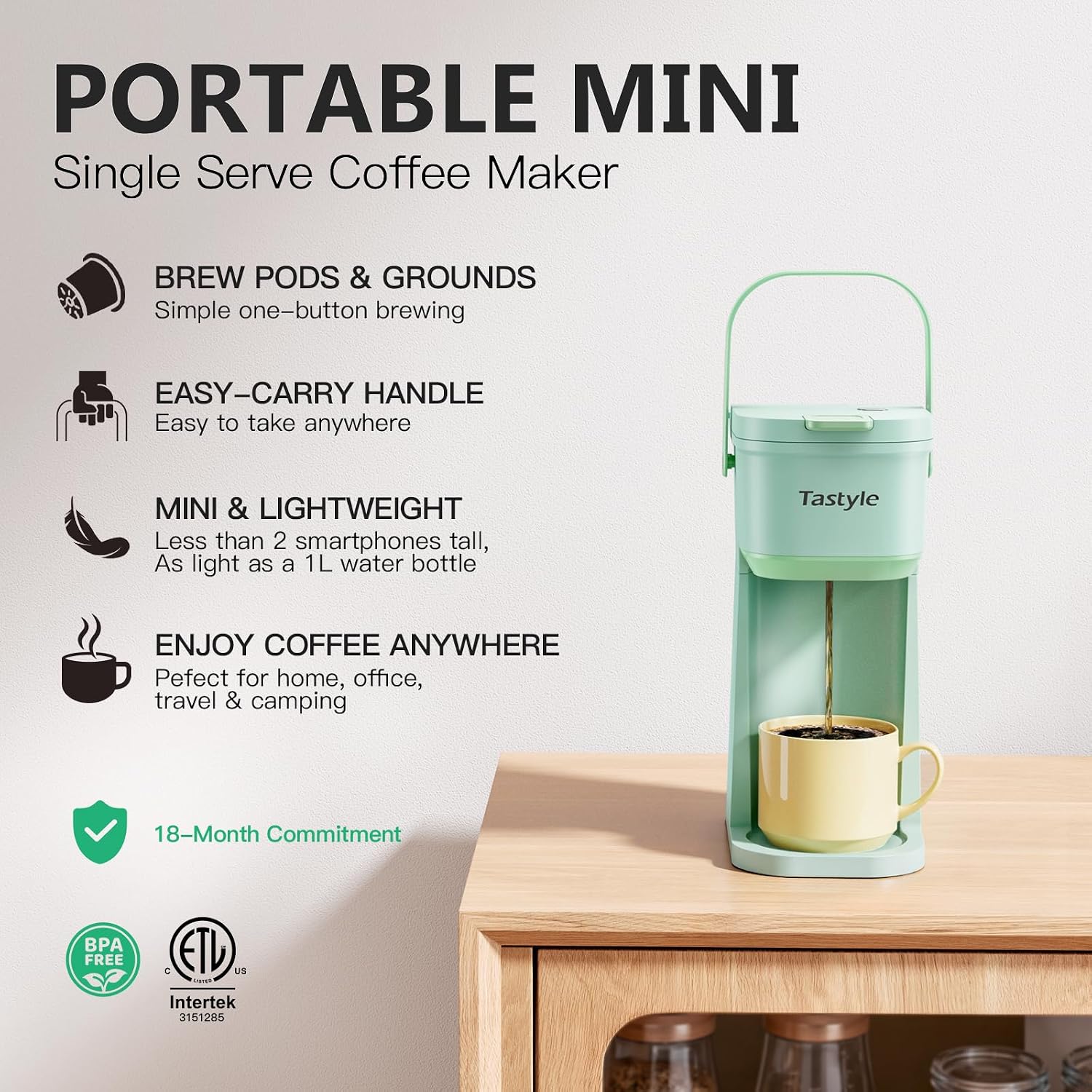 Thumbnail 1 de Tastyle One Cup Coffee Maker Oasis