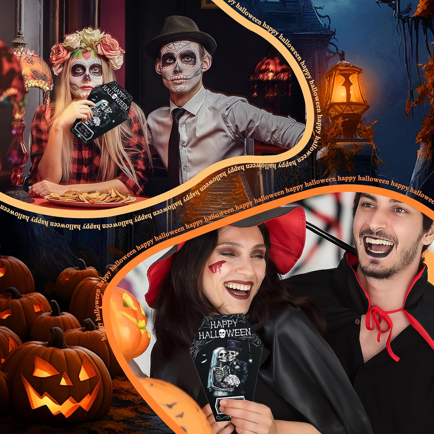 Thumbnail 6 de FLYAB C250613548 Halloween Card, 3D Gothic Coffin Design with Envelope