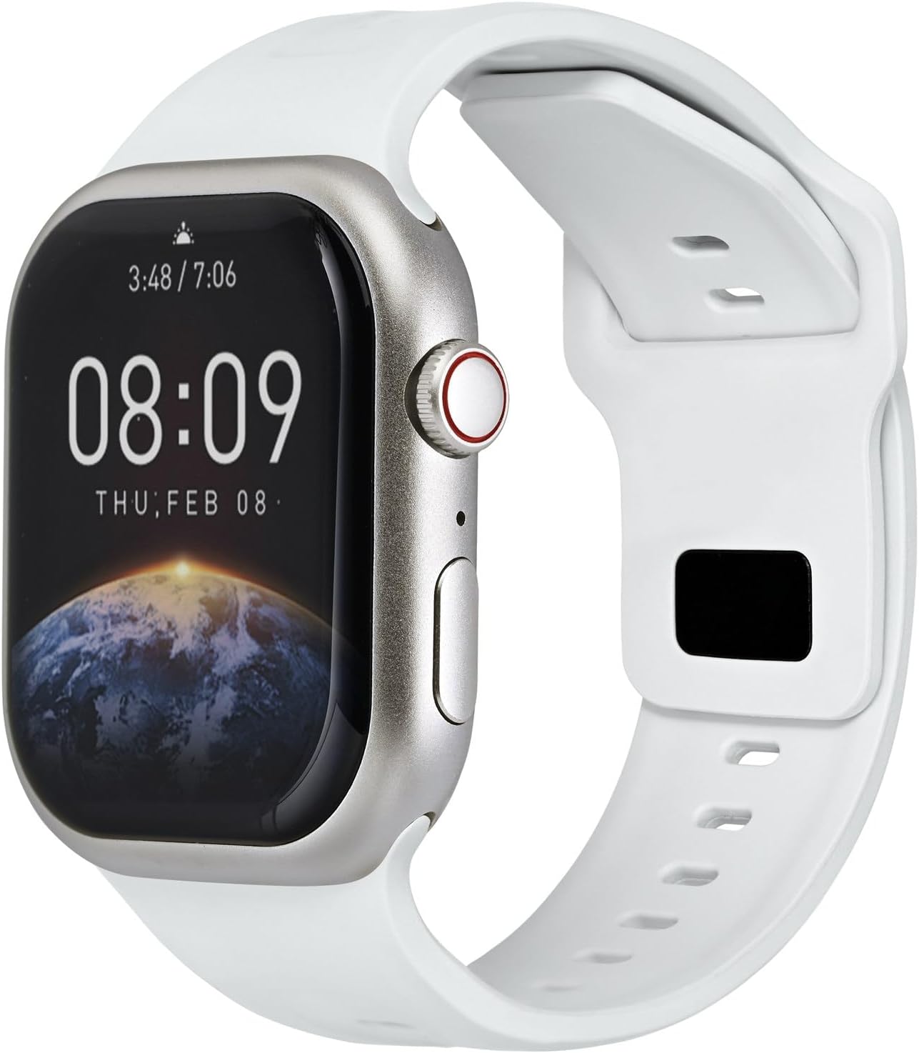 Detalle de Anbeer FKM Rubber Bands for Apple Watch 49mm