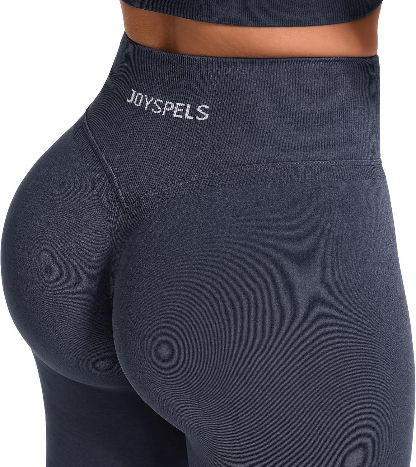 Thumbnail 2 de JOYSPELS Seamless Gym Leggings for Women – High Waisted Ruched Scrunch Bums Lifting Activewear