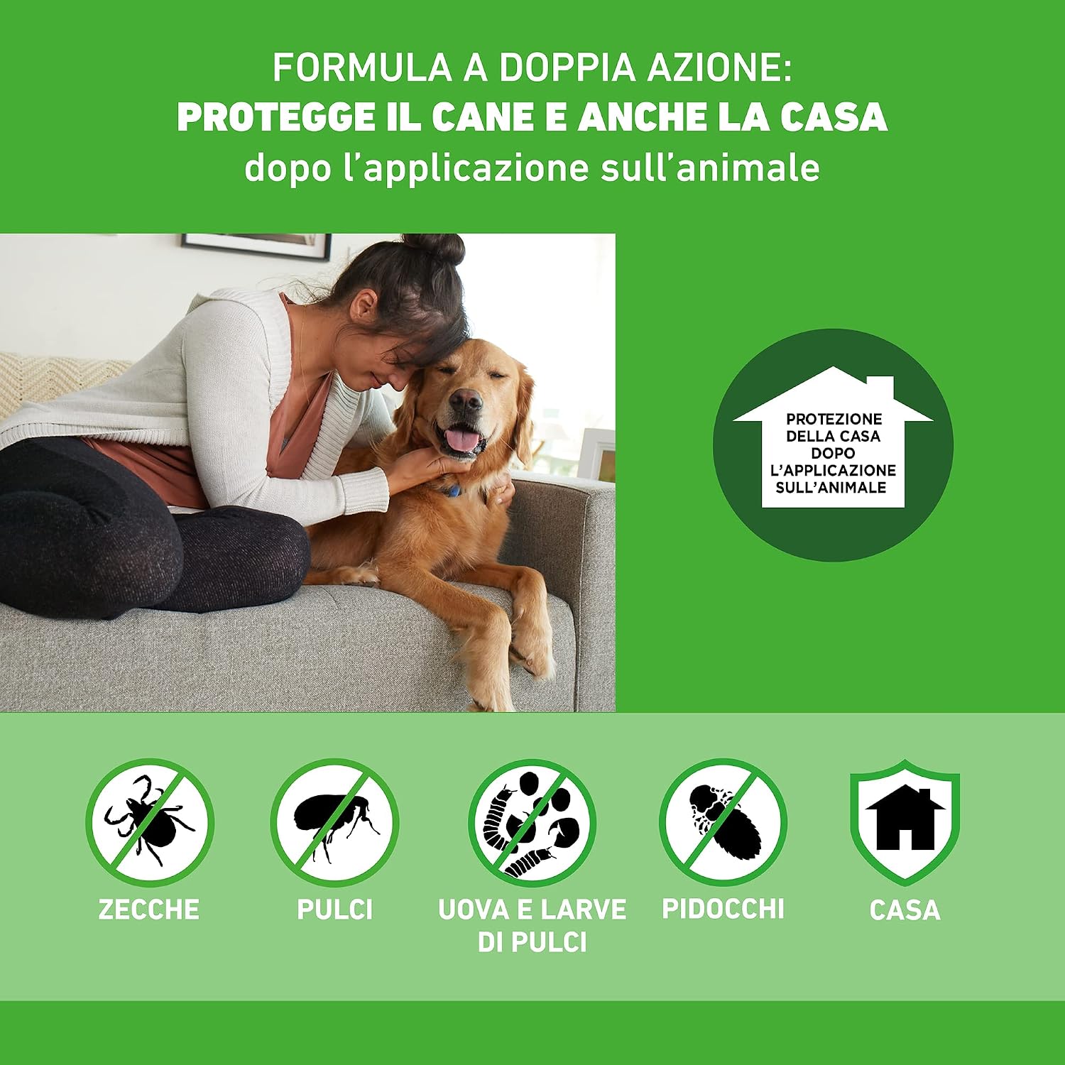 Detalle de FRONTLINE Combo Cani Taglia S (2-10 Kg) – 3 Pipette, Antiparassitario a lunga durata