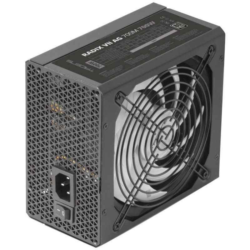 Detalle 2 de Tacens Radix VII AG 700M 700W 80 Plus Silver Modular: ficha de compra útil y clara