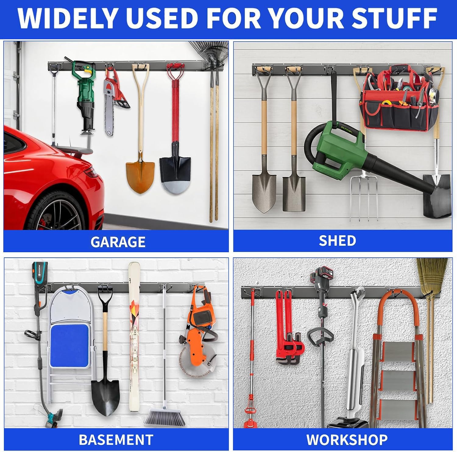 Detalle 2 de CRXCRC Garage Tool Organizer, 48-Inch