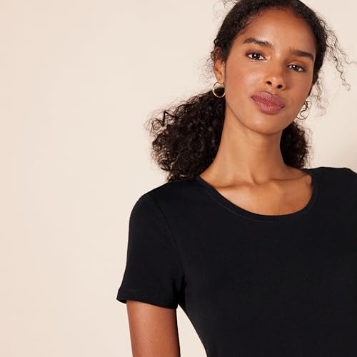 Detalle 1 de Amazon Essentials Camiseta manga corta mujer L, pack 2