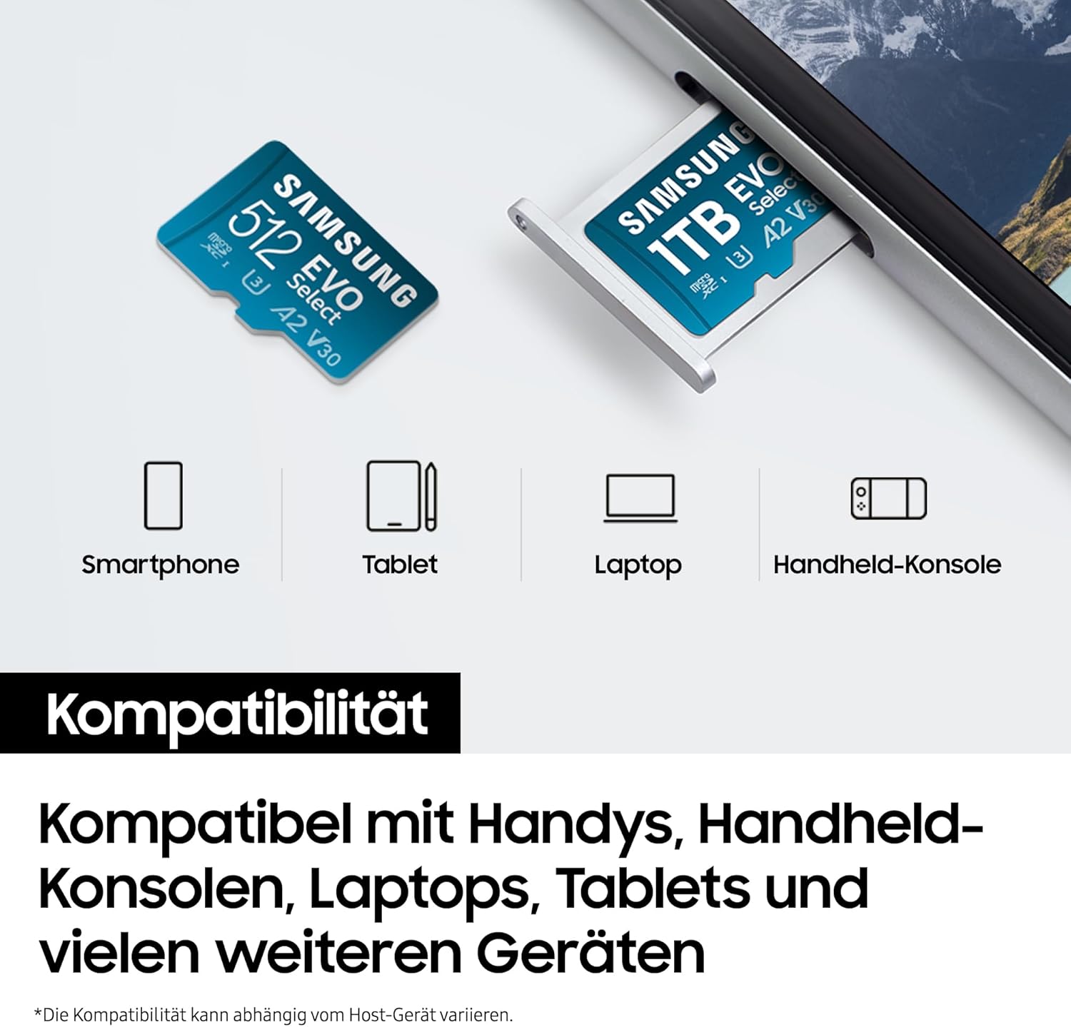 Thumbnail 5 de Samsung EVO Select (2024) microSD-Karte 64 GB inkl. SD-Adapter (MB-ME64SA/EU) – für Smartphone & Tablet