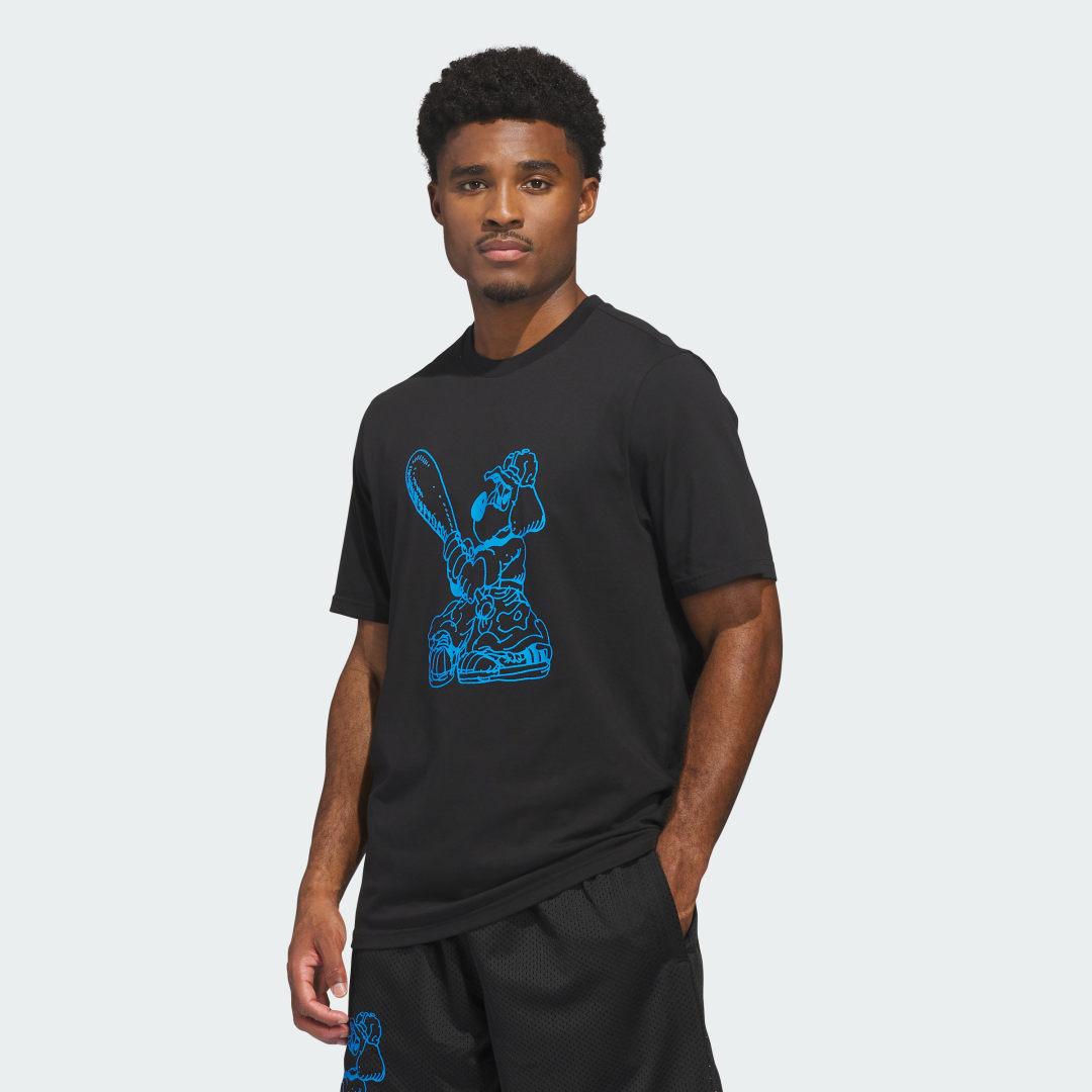 Detalle de Camiseta Skateboarding x Kogancult Dog de Adidas (Negro)