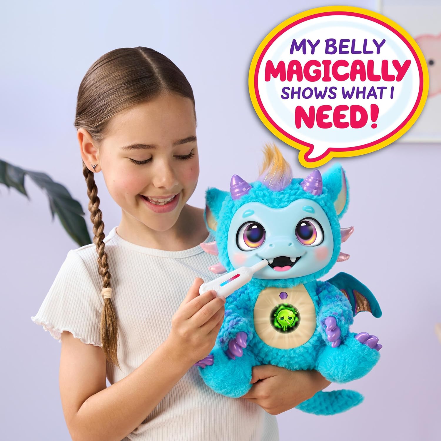 Thumbnail 6 de Little Live Pets My Magical Dragon Skye Interactive Plush Toy with Digital Display