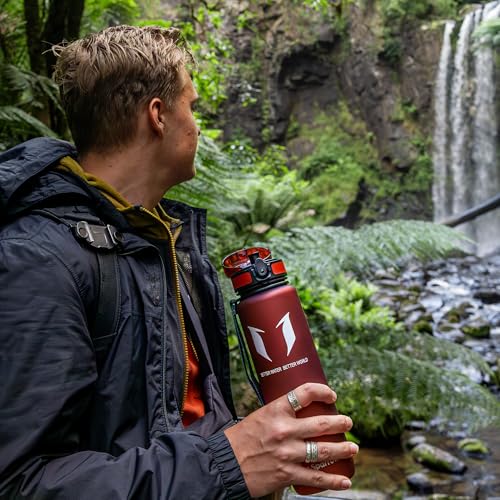 Detalle 2 de Super Sparrow Tritan-Trinkflasche, 750 ml, BPA-frei mit Trageriemen