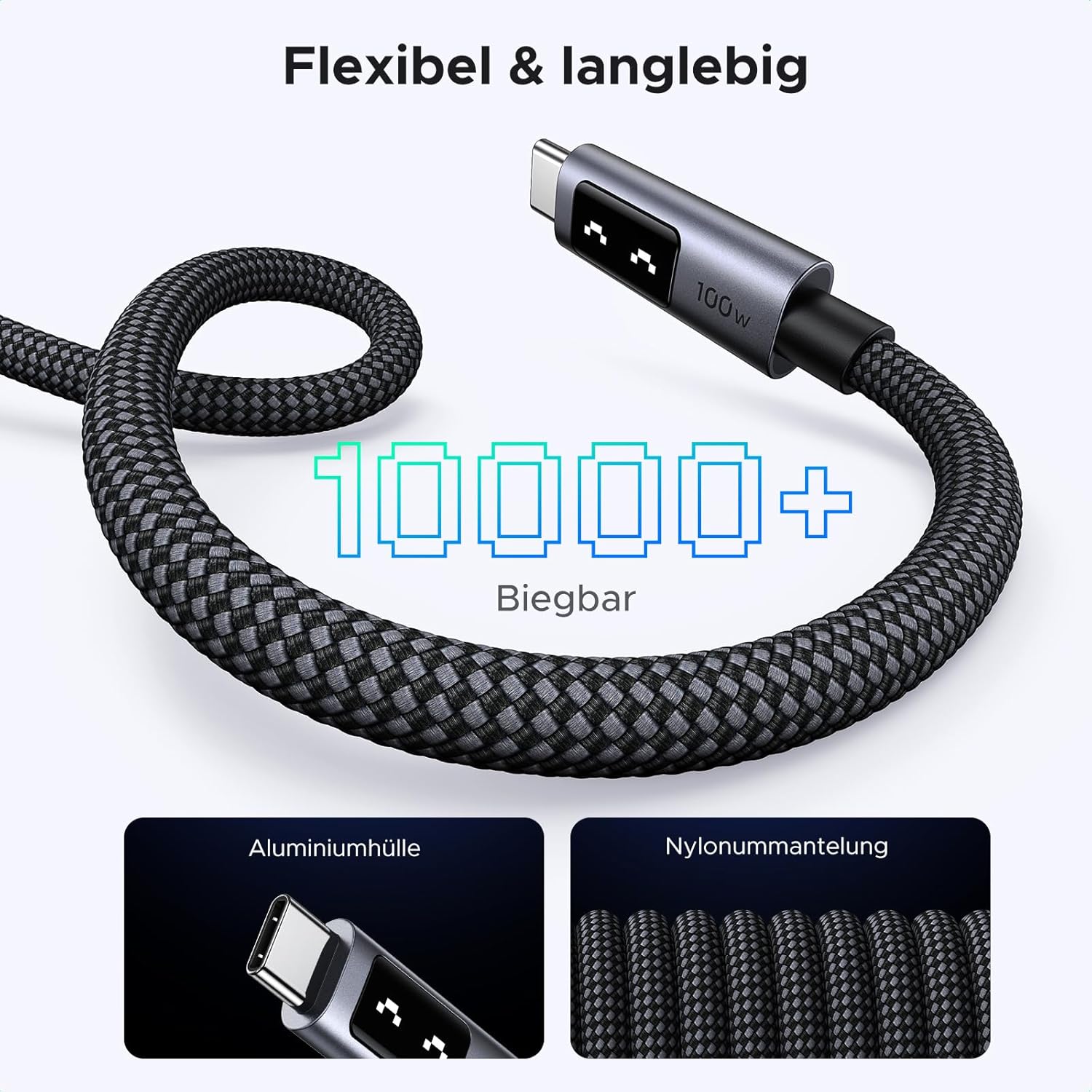 Thumbnail 6 de UGREEN UNO USB C Kabel 100W PD3.0