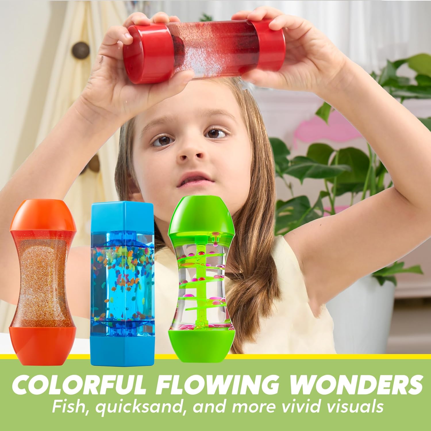 Detalle 2 de JOYIN Liquid Motion 4-pack sensory toys 🎲