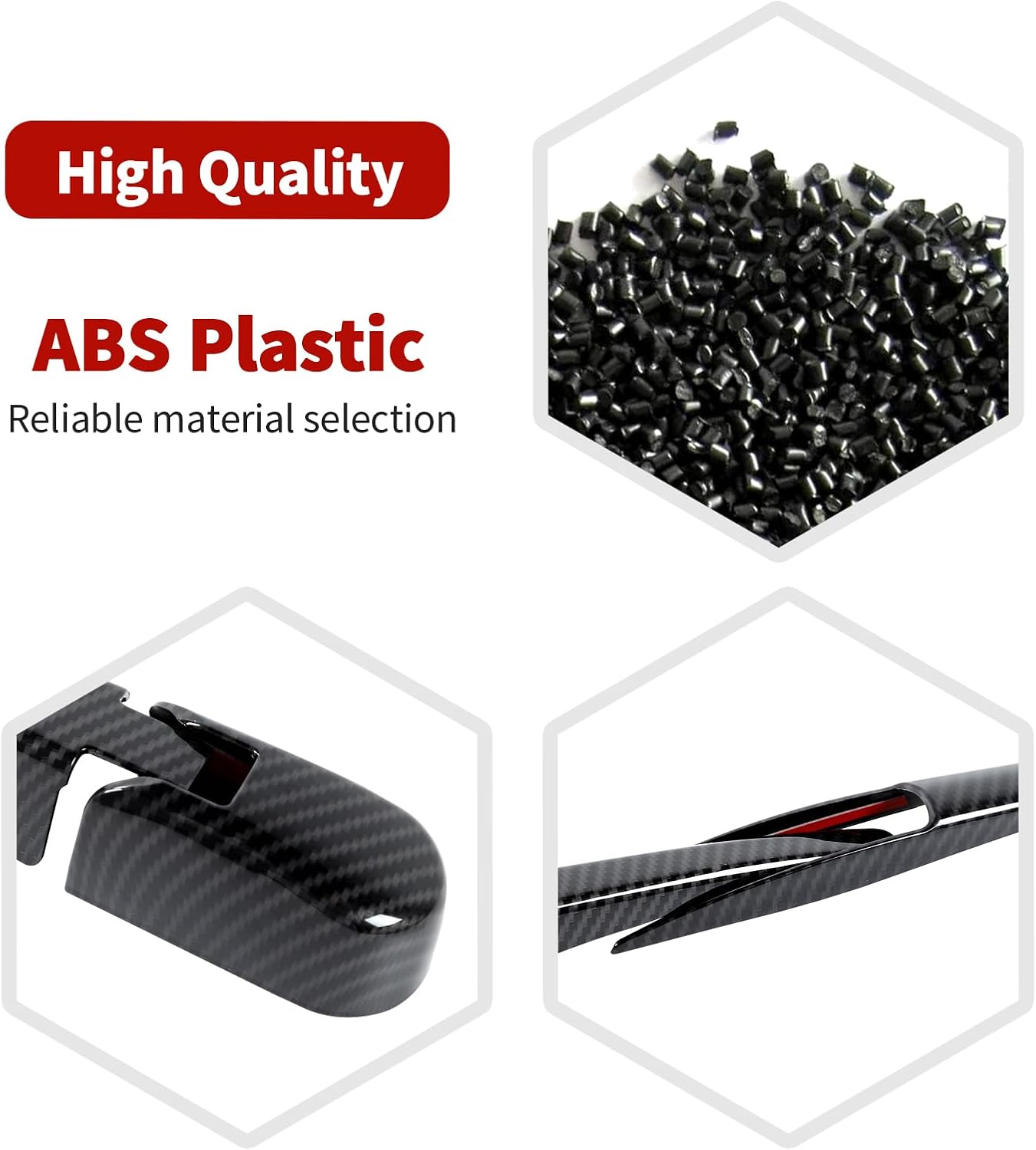 Detalle de JOSHELA Rear Wiper Trim Cover ABS