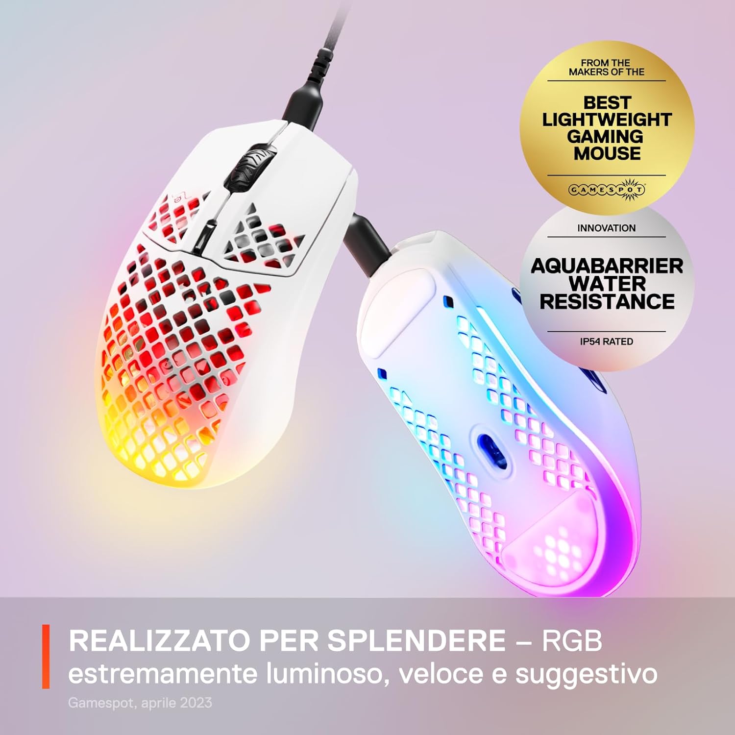 Thumbnail 2 de SteelSeries Aerox 3 Mouse da gioco ultraleggero