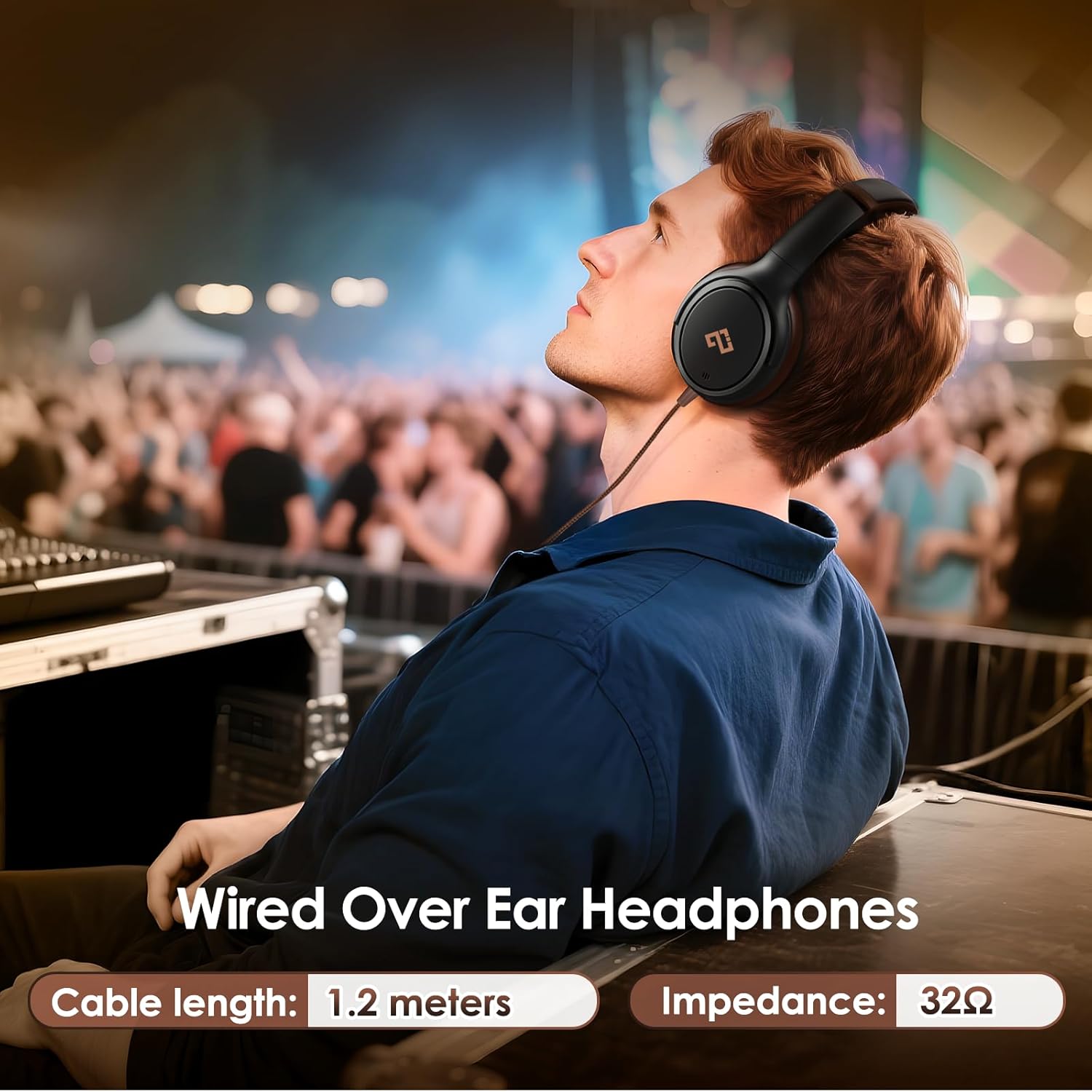 Thumbnail 6 de USB-C Headphones Wired Over-Ear with 28dB ANC, Foldable, 195g, USB-C Connection