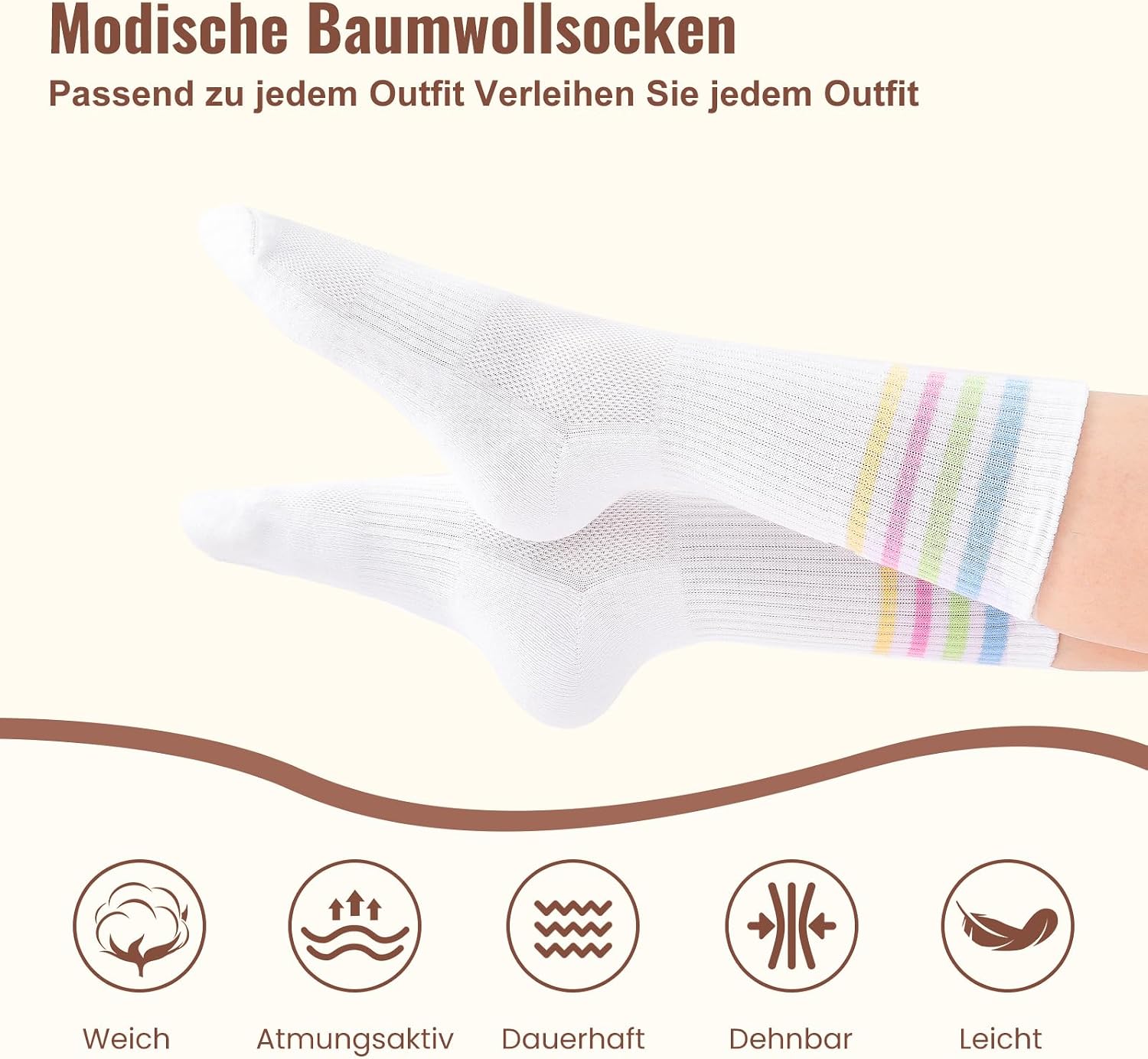 Thumbnail 3 de Niorasen Tennissocken Damen 35–42