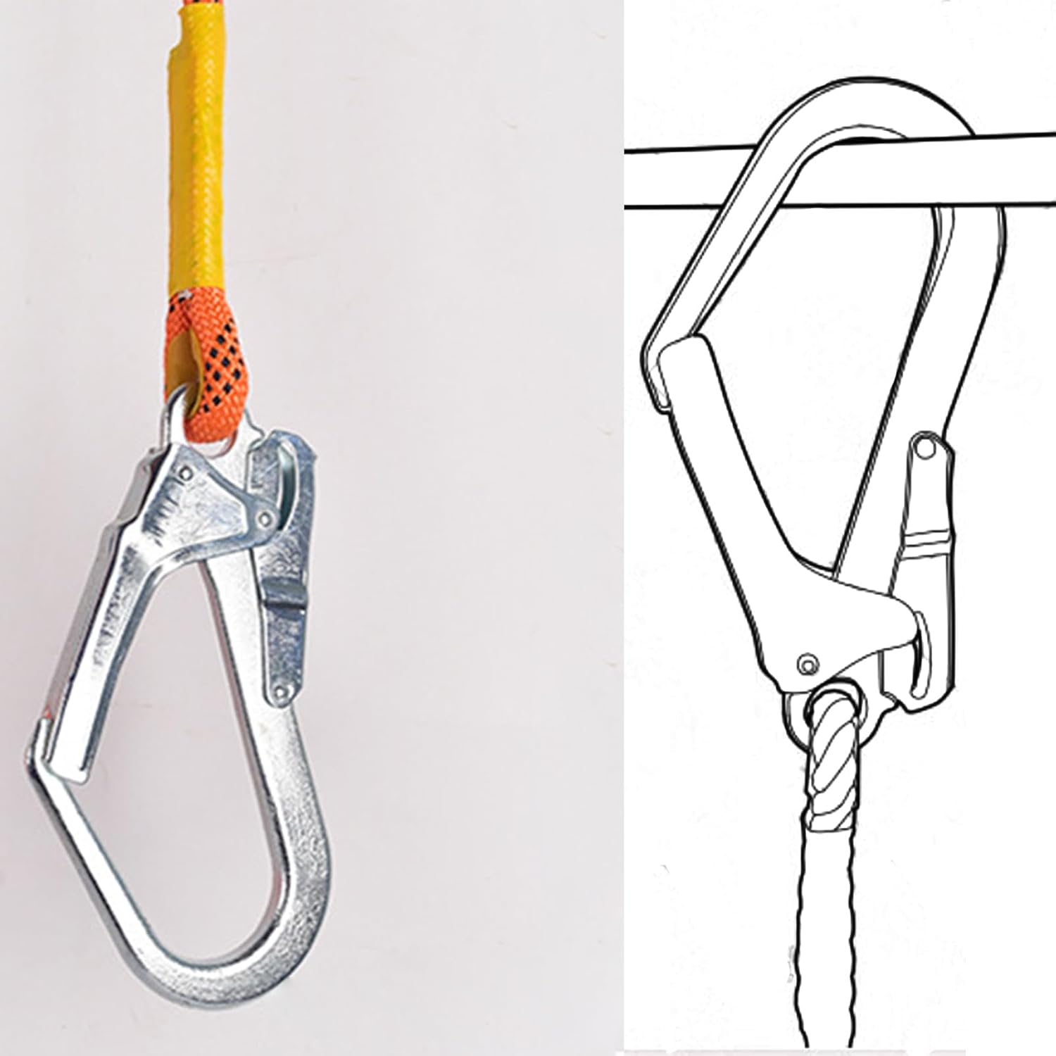 Thumbnail 5 de WEIKAXIMU Arnés anticaídas 2 m 📦