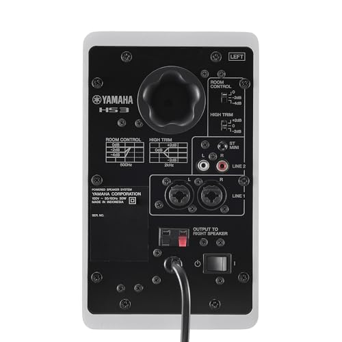 Thumbnail 2 de Yamaha HS3 Studio Monitor – Coppia attive 2 vie da 3,5" per Produzione Musicale e Video