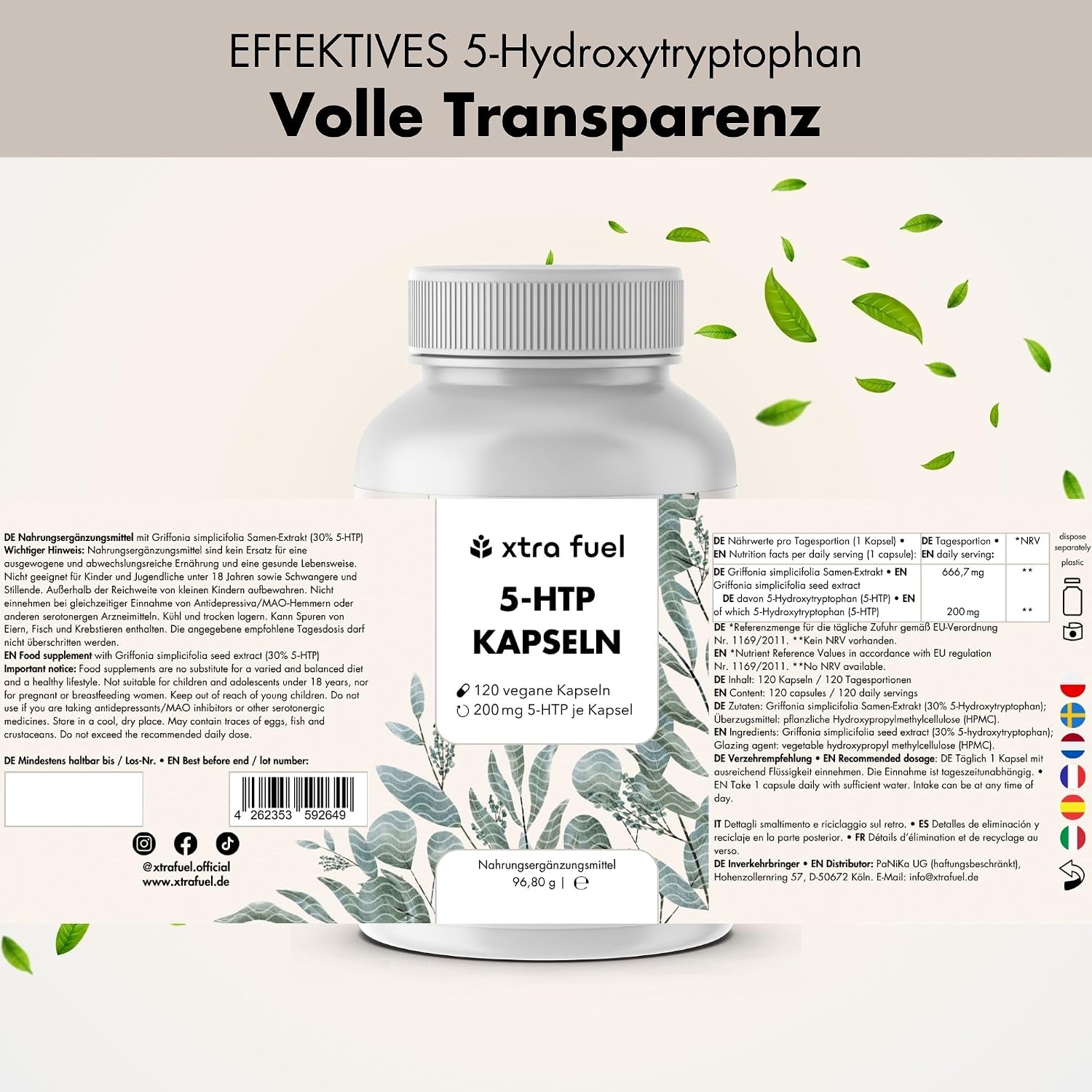 Thumbnail 5 de 5‑HTP 200 mg Kapseln 120 St.