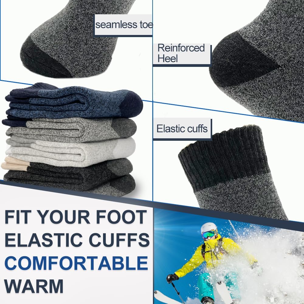Thumbnail 4 de Josnown Thermosocken Herren 5 Paar 39-45