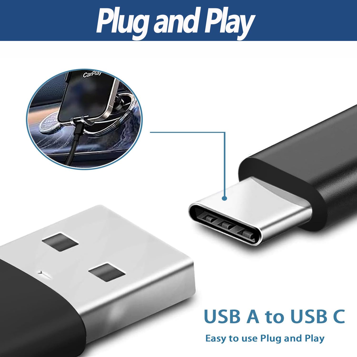 Thumbnail 3 de Toxaoii USB A to USB-C Cable for FujiFilm Cameras (1m) – Compatible with X100V, X-T5, X-H2S, GFX & More