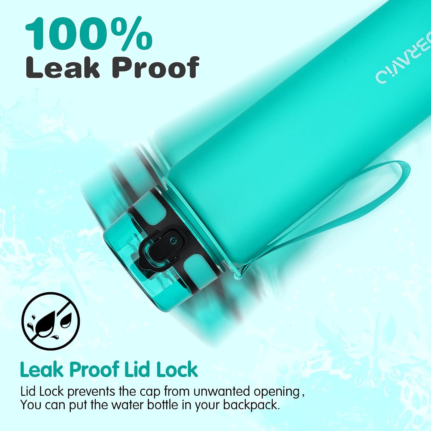 Thumbnail 2 de Gobravio 1L leakproof sports bottle