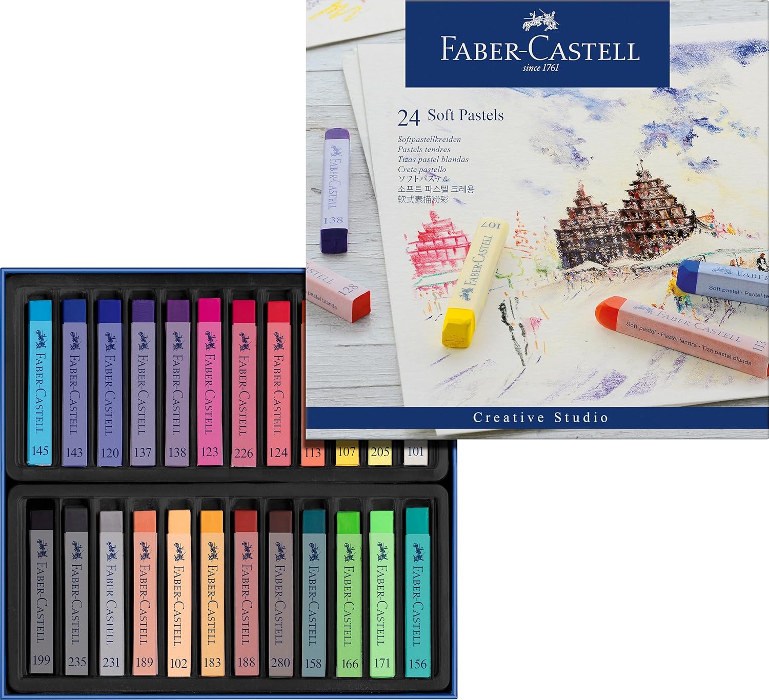 Thumbnail 6 de Faber-Castell Softpastellkreiden, 36 Farben – weiche Pastellkreiden, leicht verwisch- und mischbar