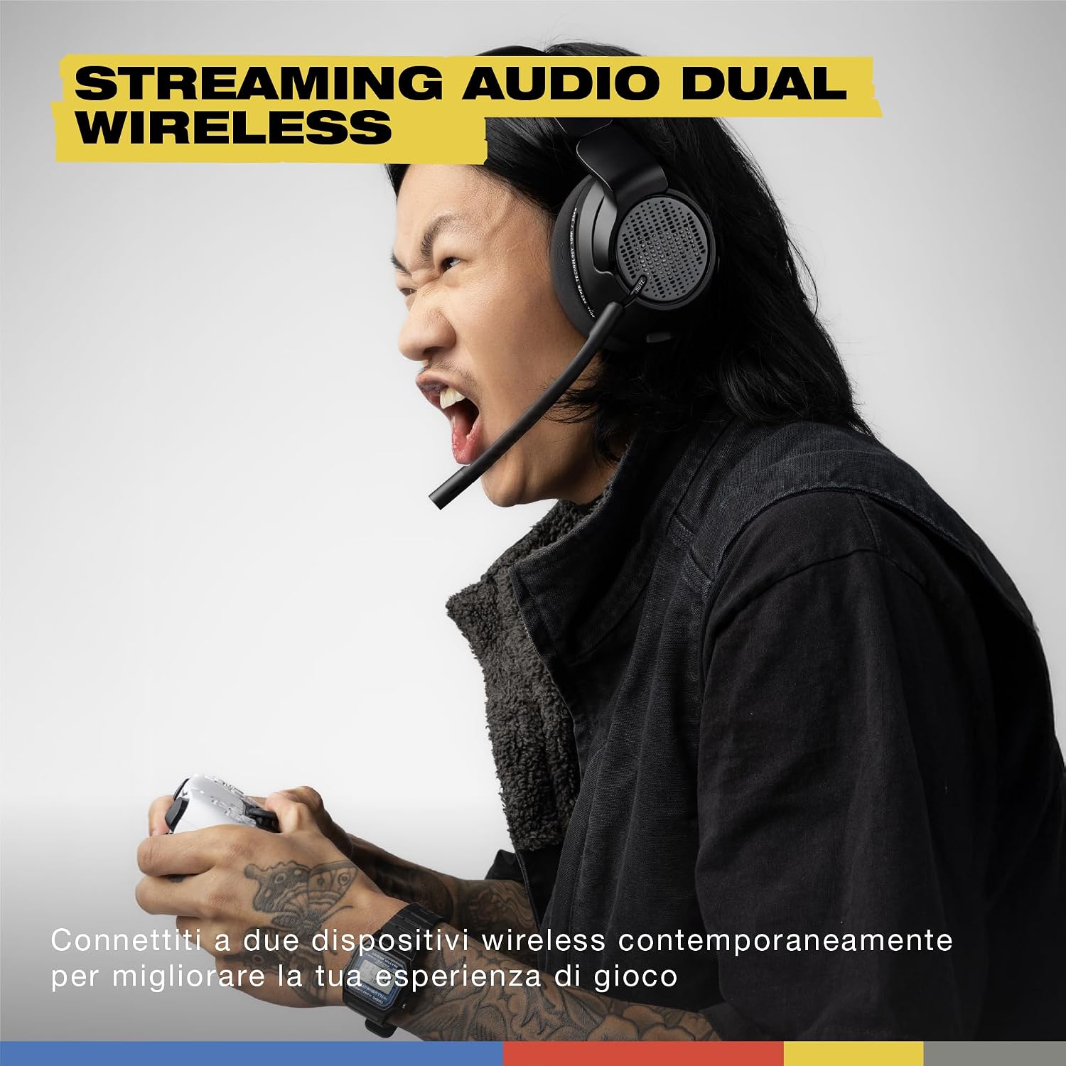 Thumbnail 6 de Skullcandy Crusher PLYR 720 Wireless Gaming Headset THX Spatial Audio con Crusher Bass e microfono rimovibile