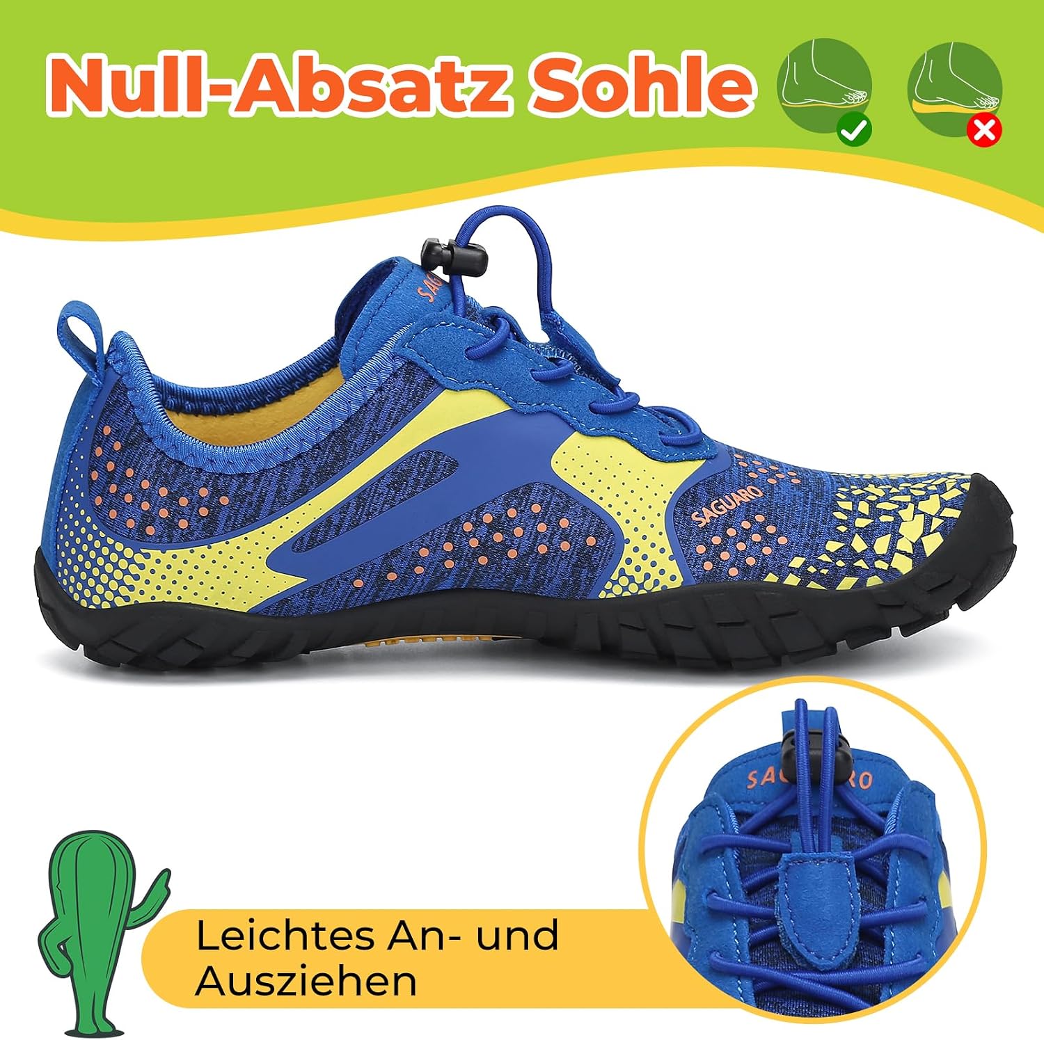 Thumbnail 3 de SAGUARO Barfußschuhe Kinder Gr.24–36