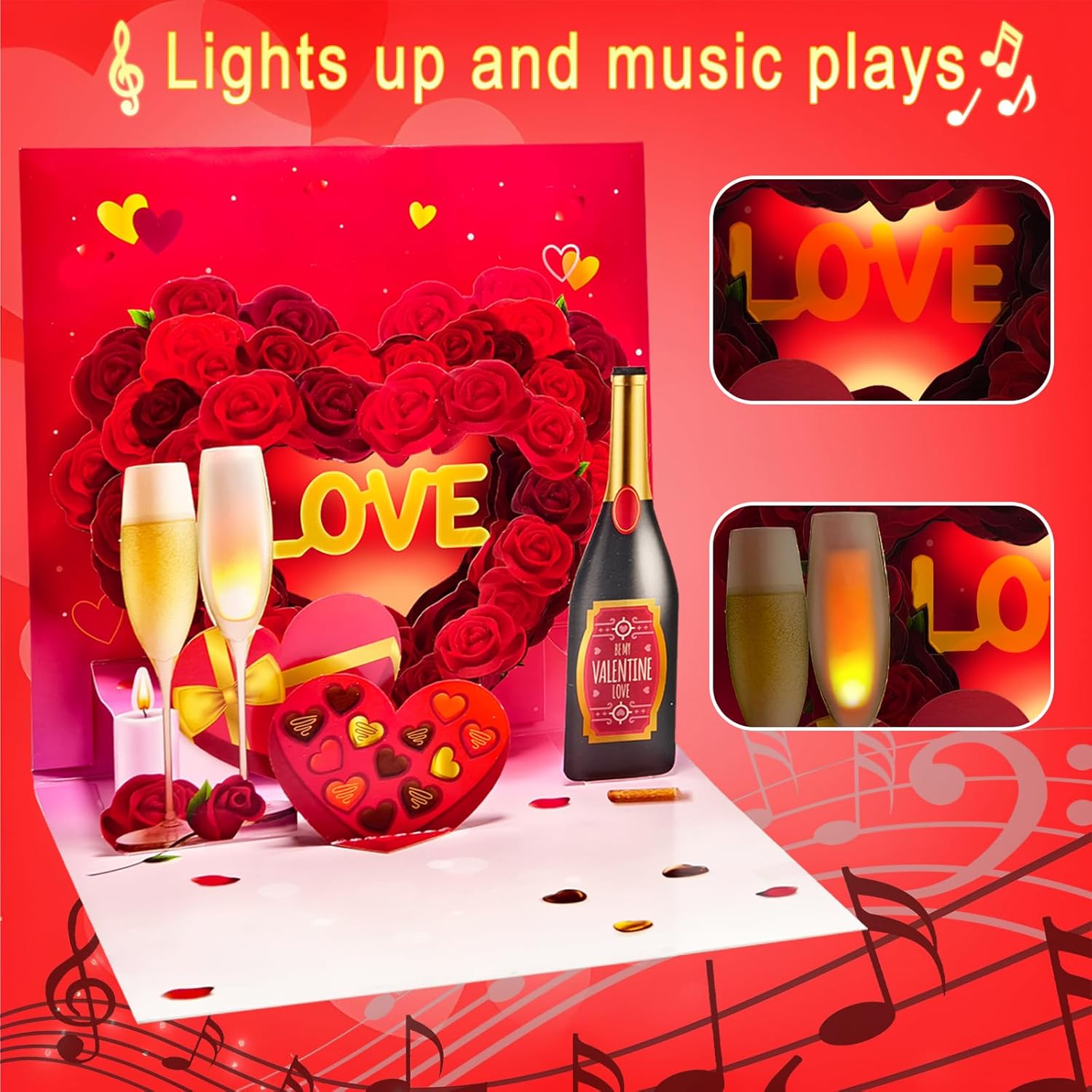 Thumbnail 1 de DTESL Valentine's Day Pop Up Card 🎴