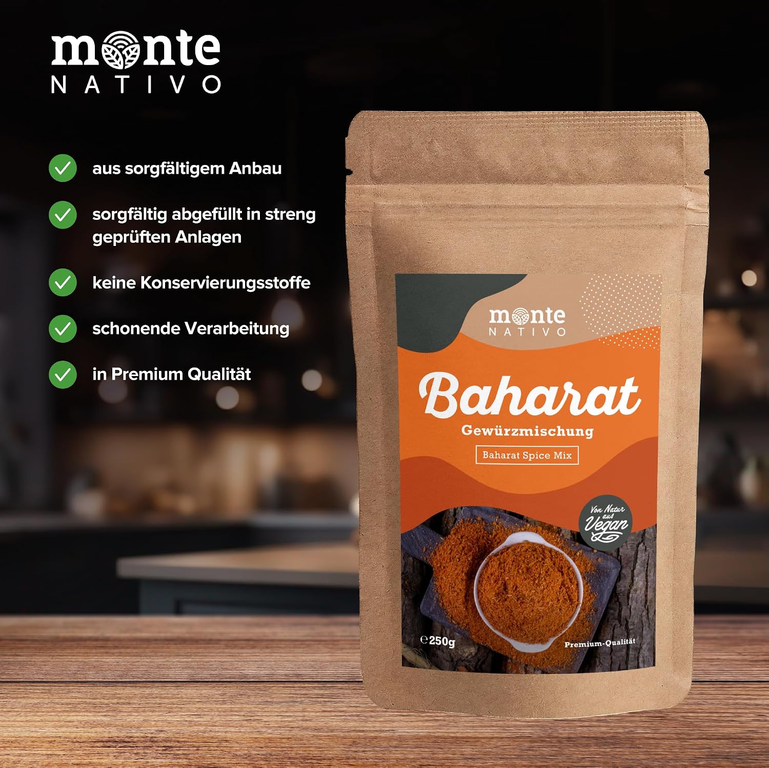 Thumbnail 4 de Baharat Gewürz Monte Nativo (250 g) – türkische Baharat-Mischung für Köfte, Fleisch & Reis