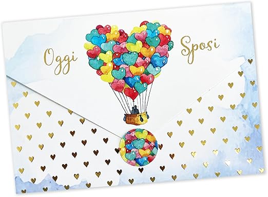 LINA OFFICINE GRAFICHE CREATIVE 96-256 ✉️ Tarjeta de felicitación boda