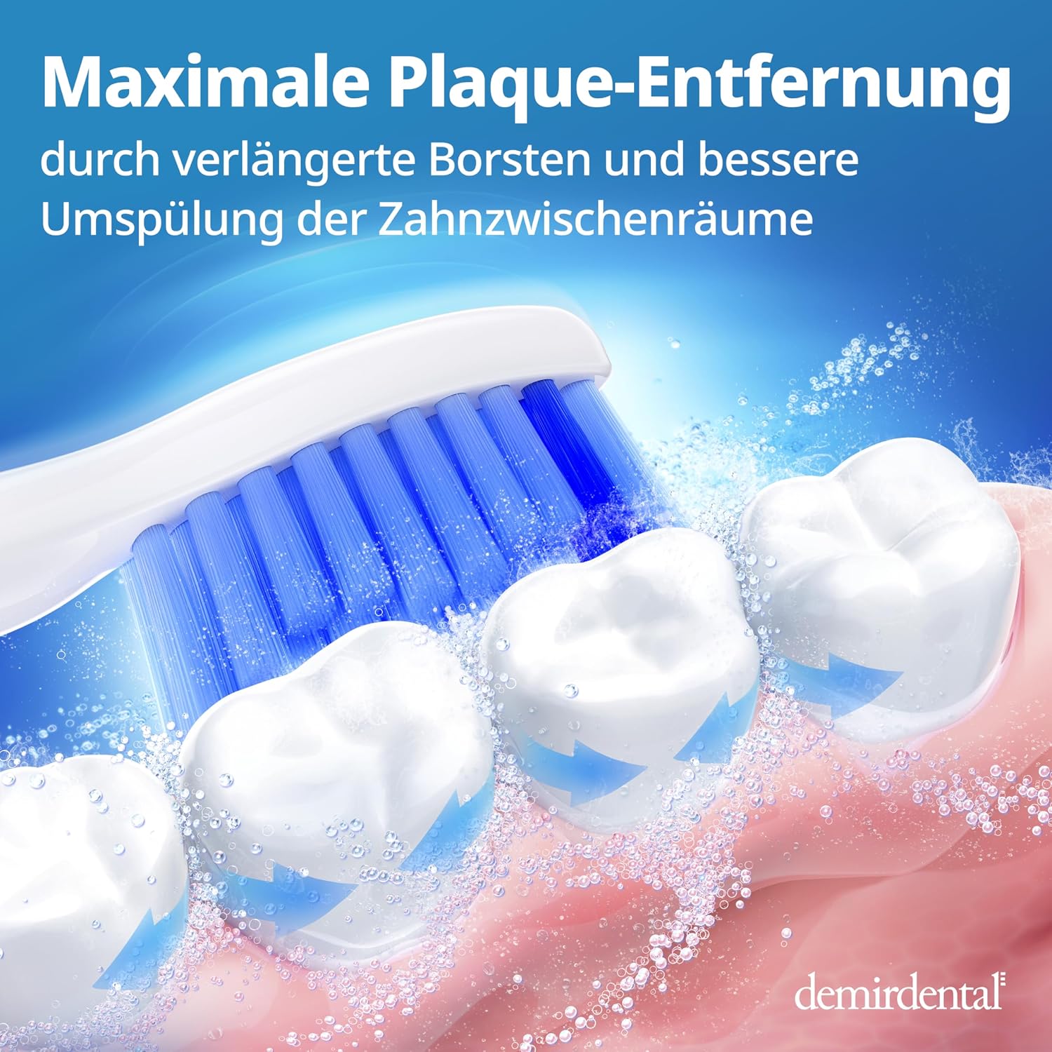 Detalle 2 de demirdental 8er Aufsätze für Philips Sonicare 8er