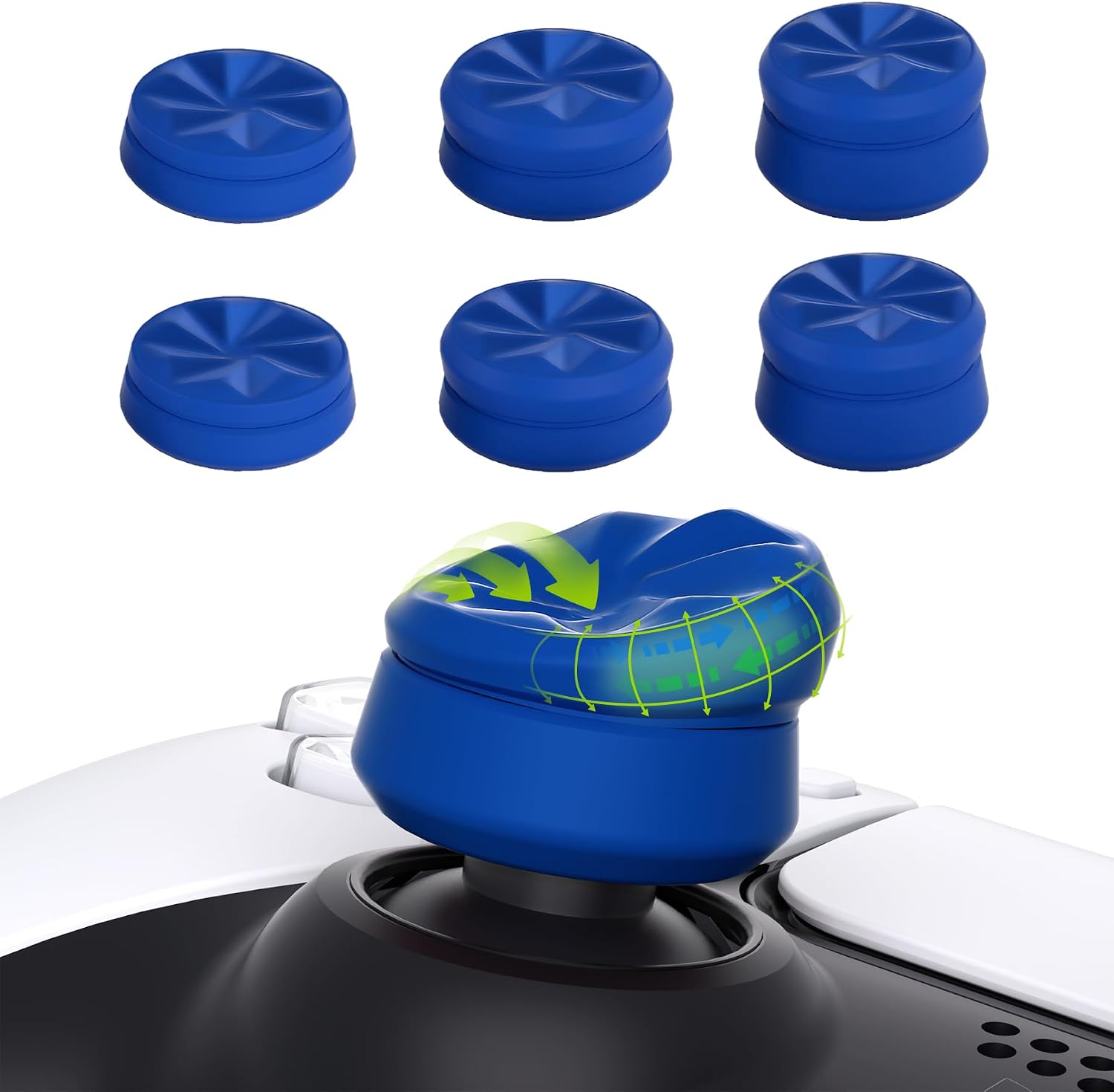 Detalle de PlayVital 3 Height Hurricane Thumb Grips for controllers