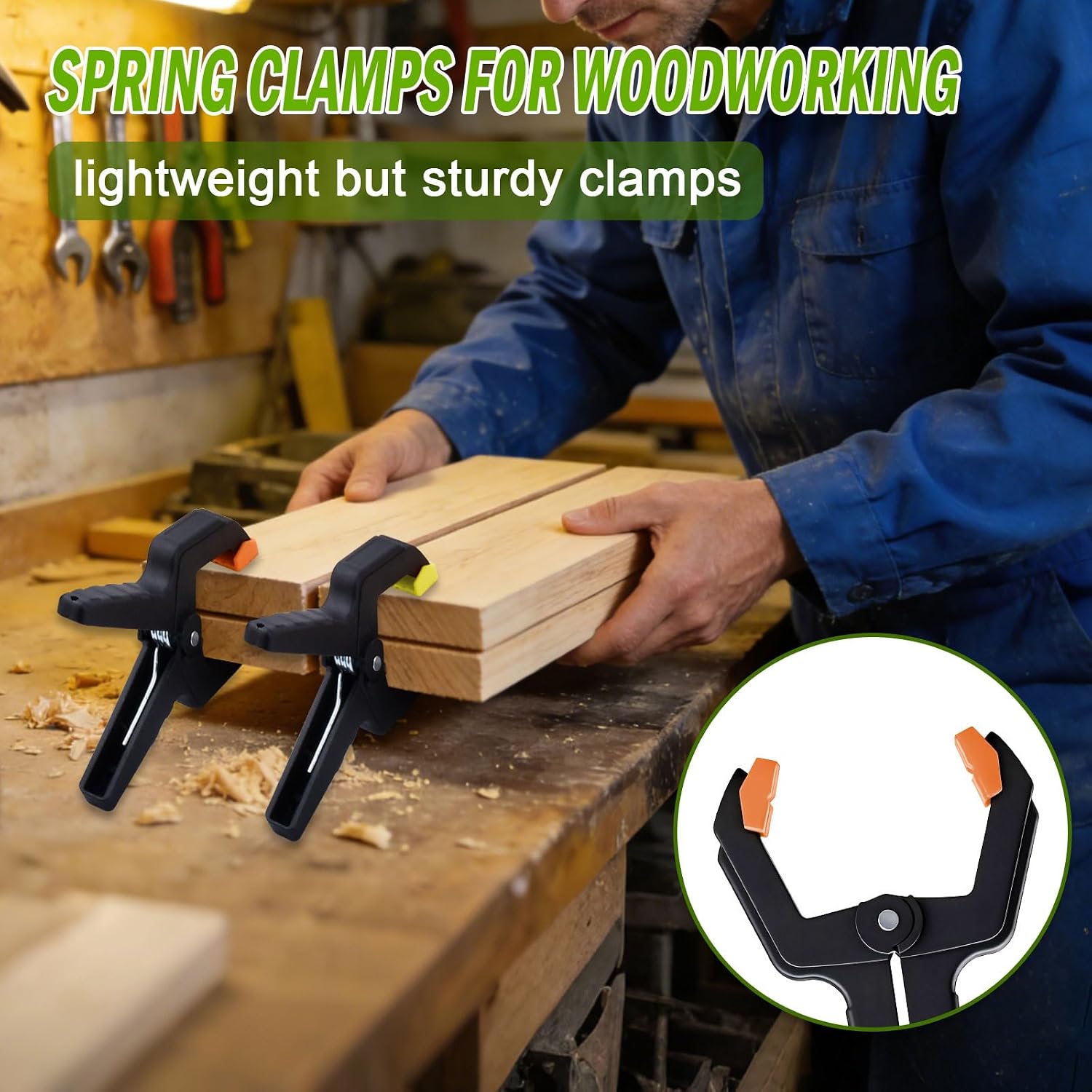 Detalle 2 de Spring Clamps, 3.5-Inch