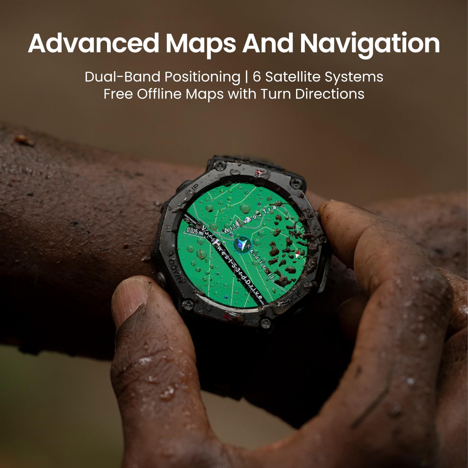 Detalle 1 de Amazfit T-Rex 3 Outdoor Smartwatch 48mm