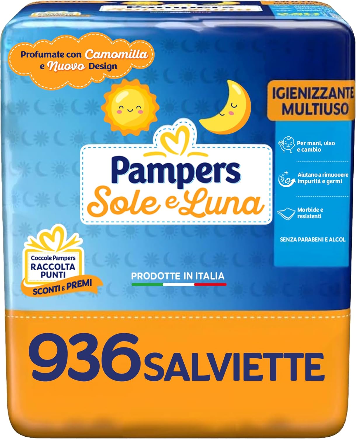 Detalle de Pampers Baby-Dry Salviette Umidificate Neonati/Bambino – 840 pezzi