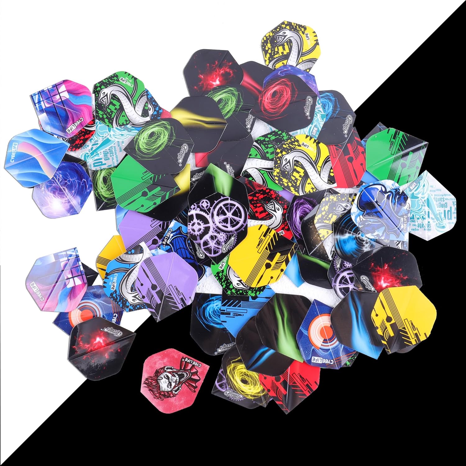 Thumbnail 5 de CyeeLife Standard Dart Flights 90 pcs dart flights