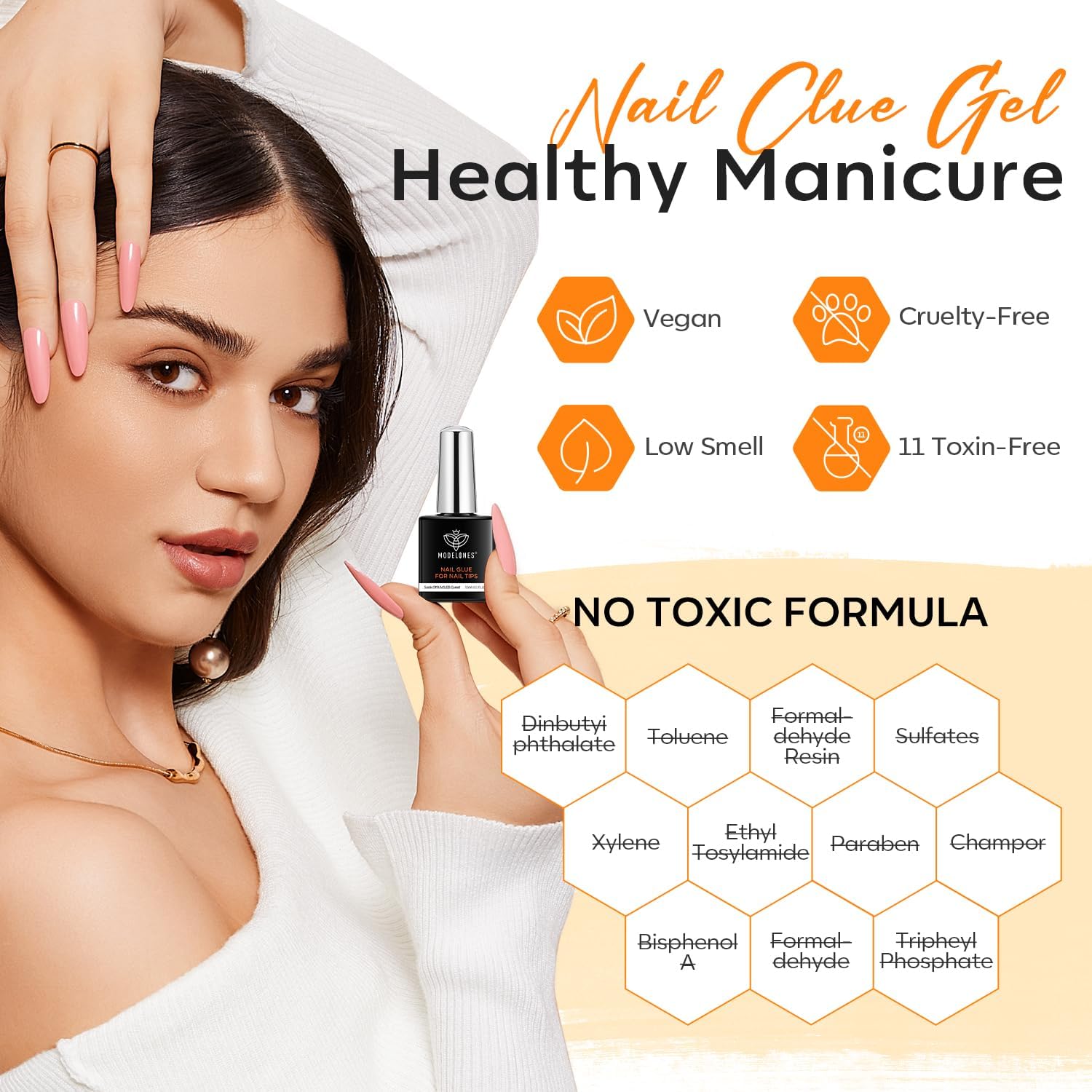 Thumbnail 5 de Modelones Colle pour faux ongles – Gel d’extension polyvalent 15 ml