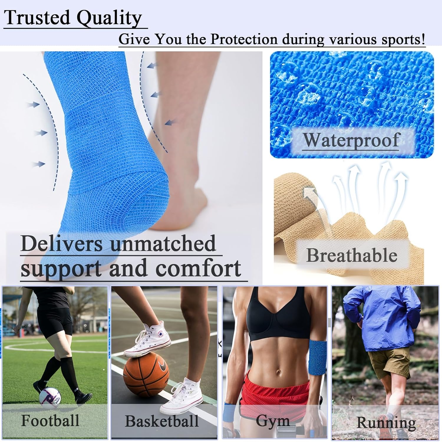 Thumbnail 2 de NELLHOMY Selbstklebender Verband 10 cm