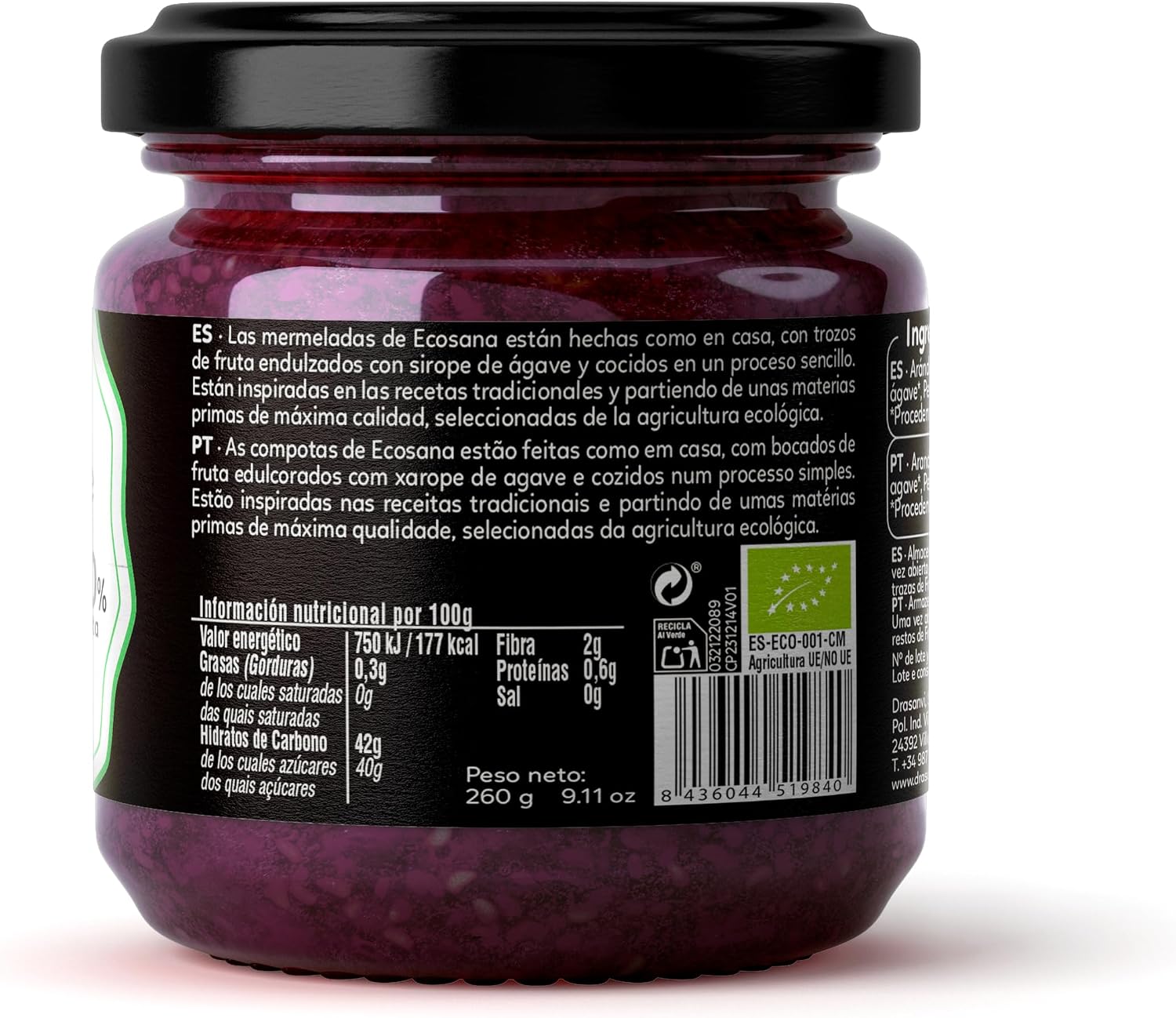 Detalle 2 de Mermelada frutos del bosque 260g 🍓