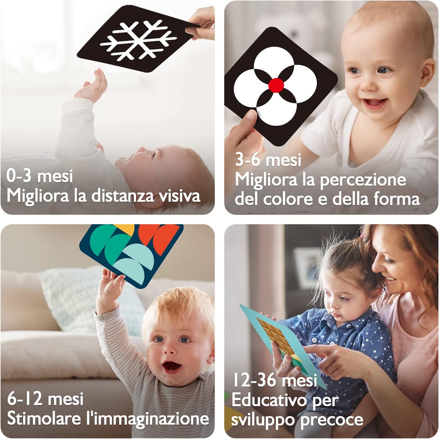 Thumbnail 3 de hahaland Flashcards neonato 80 pezzi 🧠