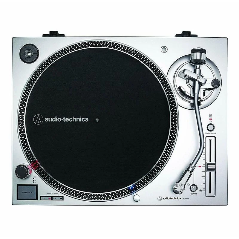 Detalle 2 de Audio-Technica LP120X USB Plata: tocadiscos USB de tracción directa para vinilo y digitalización