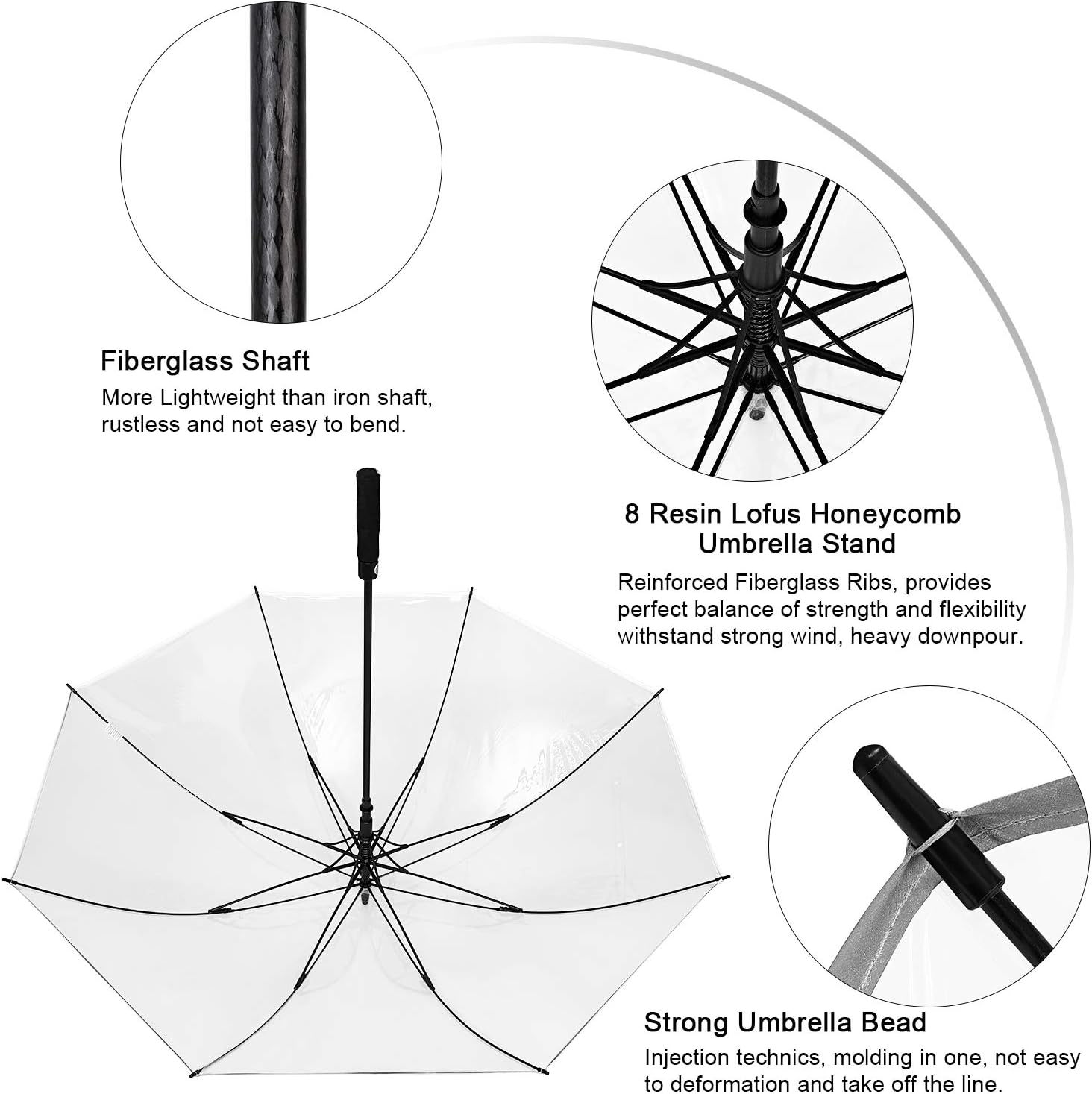 Detalle 2 de G4Free Parapluie de golf 157,5 cm ☂